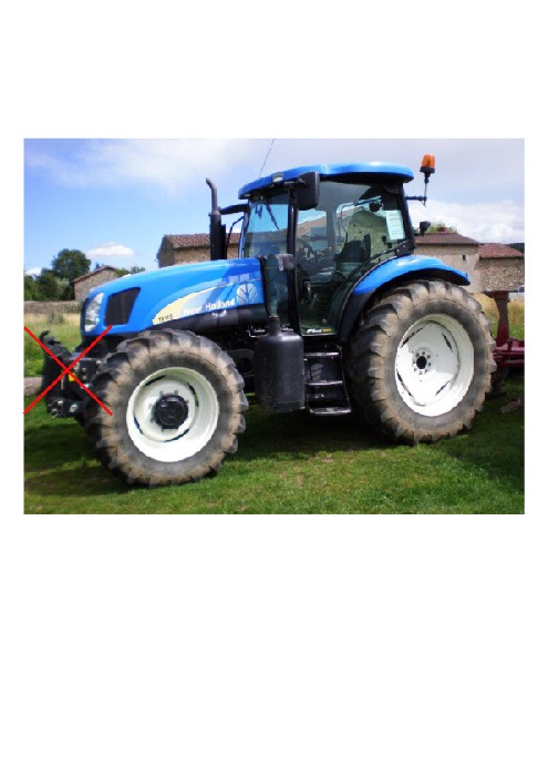 Tracteur agricole New Holland TSA115