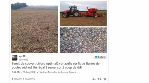 Entre semis de couverts, de colza... la pluie est toujours là