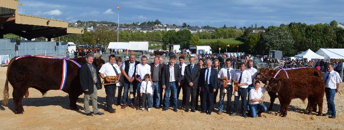 Les champions du national Salers à Mauriac.