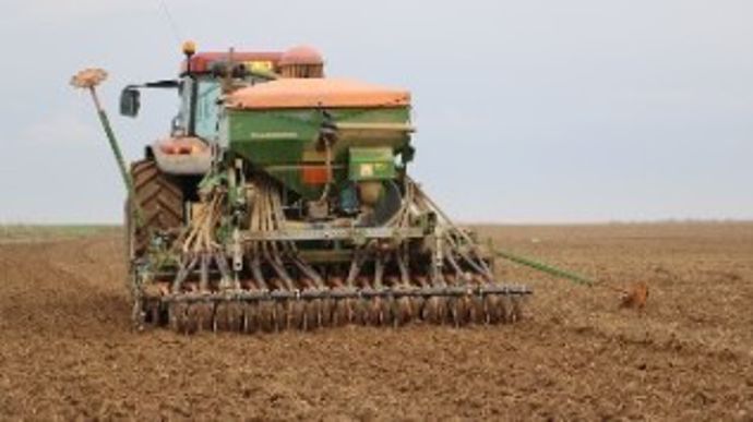 Semis d'orge d'hiver. Semis d'orge d'hiver.