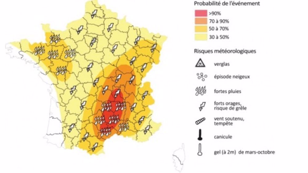 Des pluies torrentielles sont attendues dans le Gard, l'Hérault, la Lozère et l'Ardèche. (©MeteoNews) Des pluies torrentielles sont attendues dans le Gard, l'Hérault, la Lozère et l'Ardèche. (©MeteoNews)