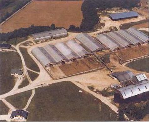 Vue des Installations du domaine de Boulieu- Vernay (Isère)