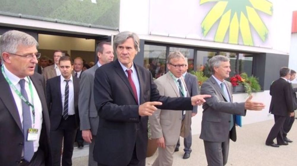 Stéphane Le Foll, lors de l'inauguration du Space 2014, pourrait ne pas se déplacer à Rennes, retenu par d'autres obligations à Luxembourg et Paris. (©Terre-net Média)