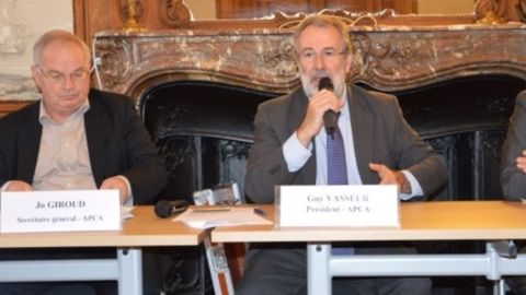 Guy Vasseur, président de l'Apca et Jo Giroud, secrétaire général. (©Terre-net Média)