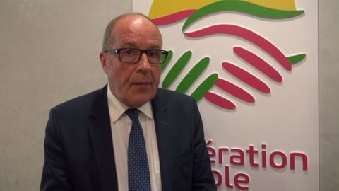 Philippe Mangin quittera la présidence de Coop de France en décembre prochain. (©Terre-net Média)