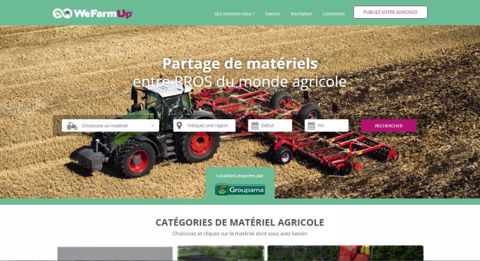 WeFarmUp, le Blablacar du matériel agricole (©Terre-net Média)