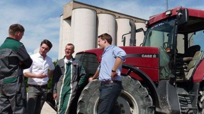 Les dirigeants d'Agriconomie.