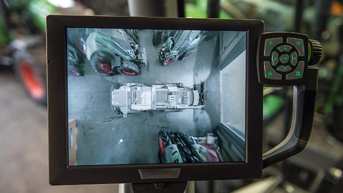 Le logiciel Fendt aplatit les quatre images et les rassemble.