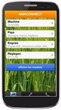 Appli agricole Amaconnect d'Amazone