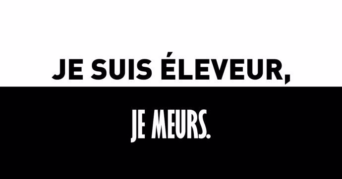 Je suis éleveur, je meurs. Boycott du salon de l'agriculture