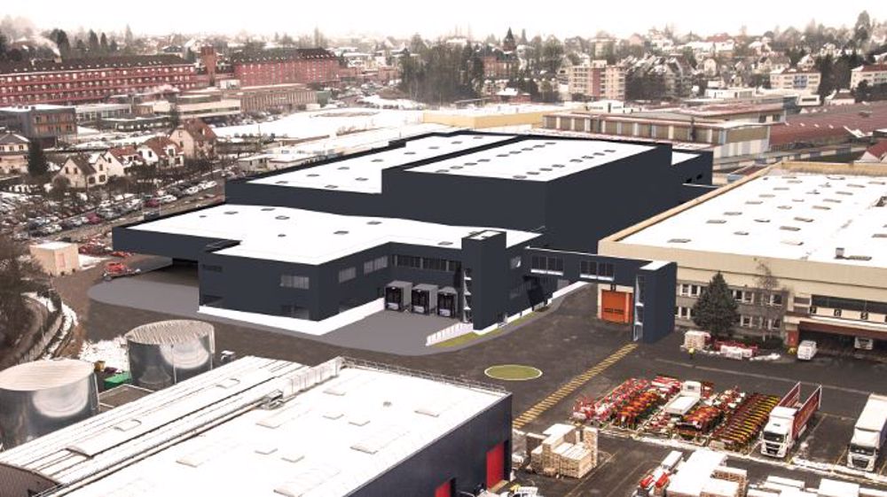 Après démolition de certains bâtiments, le projet Central Logistic Center devrait couvrir 10 000 m². (©Kuhn)
