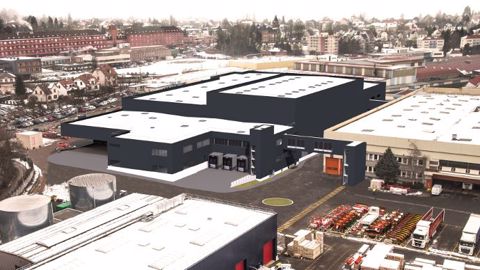 Après démolition de certains bâtiments, le projet Central Logistic Center devrait couvrir 10 000 m². (©Kuhn)