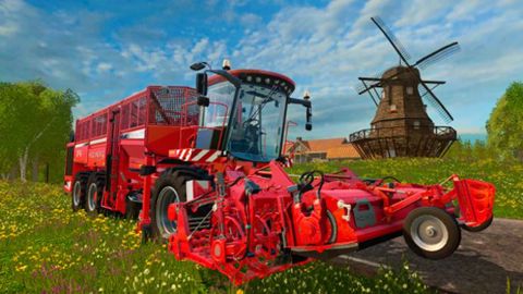 Une arracheuse à betteraves intégrale Holmer Exxact disponible sur Farming Simulator. (©Farming simulator) Une arracheuse à betteraves intégrale Holmer Exxact disponible sur Farming Simulator. (©Farming simulator)