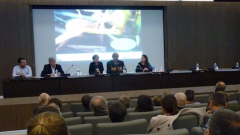 Les intervenants du colloque ont présenté entre autres les résultats d'expérimentations sur la thermo-biologie des limaces. (©Terre-net Média) Les intervenants du colloque ont présenté entre autres les résultats d'expérimentations sur la thermo-biologie des limaces. (©Terre-net Média)