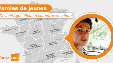 Alexis Fontan témoigne pour Paroles de Jeunes. (©Terre-net Média) Alexis Fontan témoigne pour Paroles de Jeunes. (©Terre-net Média)