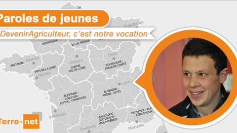 Gabriel Simon témoigne pour Paroles de Jeunes. (©Terre-net Média) Gabriel Simon témoigne pour Paroles de Jeunes. (©Terre-net Média)