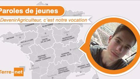 Pierre Courrier témoigne pour Paroles de jeunes (©Terre-net Média) Pierre Courrier témoigne pour Paroles de jeunes (©Terre-net Média)