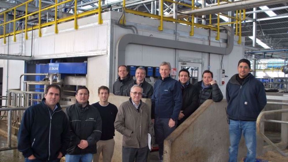 Sur cette exploitation chilienne, 4 500 vaches seront traites par 64 robots DeLaval. (©DeLaval)