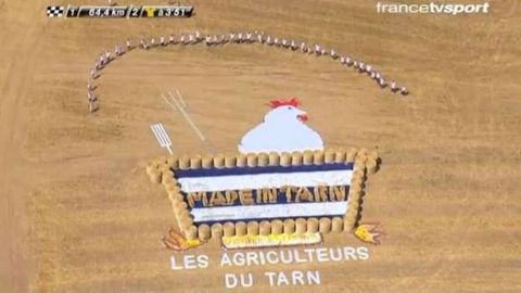 La création des paysans du Tarn, sur le tour 2015. (©FNSEA)
