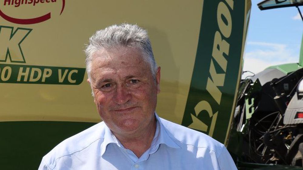 Joël Foucher, dirigeant de Krone France, la nouvelle filiale du groupe Krone (©Terre-net Média )