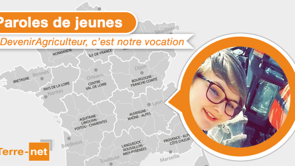 Laurine Roche témoigne pour Paroles de Jeunes (©Terre-net Média) Laurine Roche témoigne pour Paroles de Jeunes (©Terre-net Média)