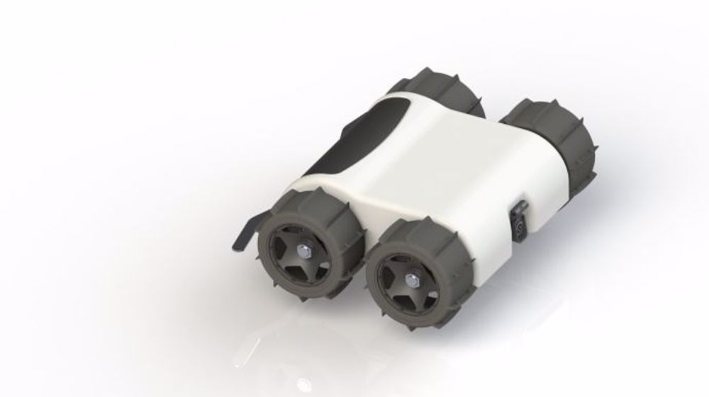 Le robot Tione, de l'entreprise d'Ille-et-Vilaine Tibot (©DR)