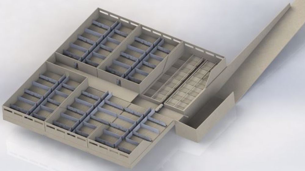 Schéma d'un bâtiment avec le Trac'R de Calipro, Socobati et Calimat (©DR)