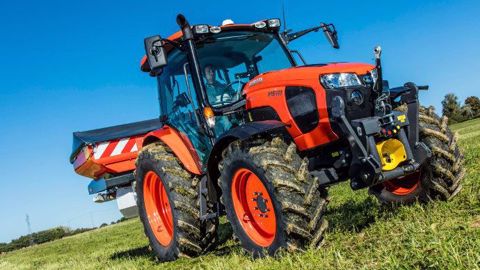 Kubota M5001, le petit frère du M7001 qui est fabriqué en France (©Kubota)