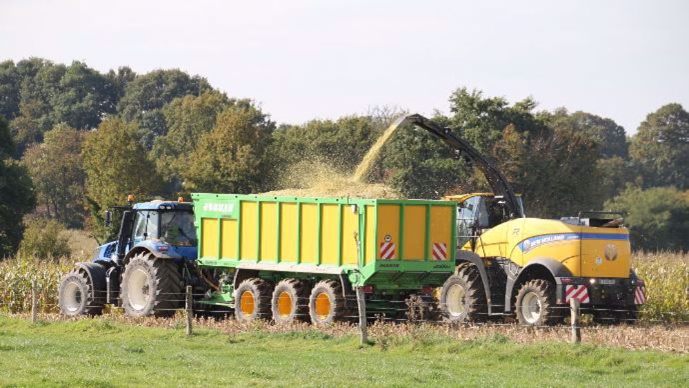 La gamme d'ensileuses Forage Cruiser reçoit un système d'analyse de la valeur alimentaire fixé directement sur la machine. (©Terre-net Média) 