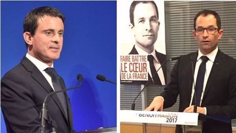L'ancien Premier ministre Manuel Valls affronte l'ancien ministre Benoît Hamon au second tour de la primaire de la Gauche en vue de la Présidentielle 2017. (©DR)