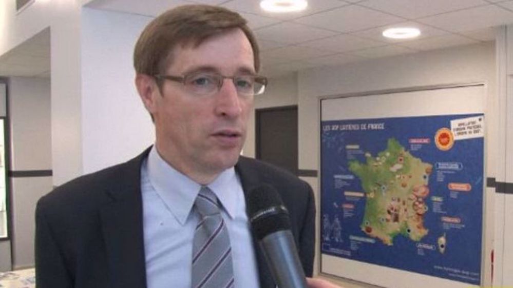 Dominique Chargé, président de la Fédération nationale des coopératives laitières. (©Terre-net Média) 