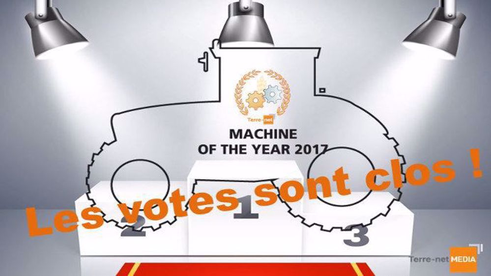 Machine de l'année 2017 : c'est la fin des votes du prix du public ! (©Terre-net Média )