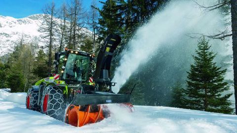 Le tracteur Claas Xerion sera équipé d'un moteur Rolls-Royce. (©MTU) Le tracteur Claas Xerion sera équipé d'un moteur Rolls-Royce. (©MTU)