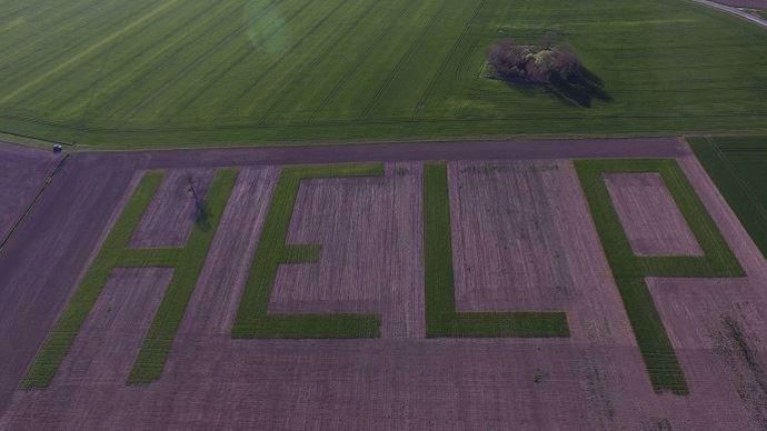 Jacques Fortin, producteur à Athée-sur-Cher, en Touraine, a inscrit le slogan 