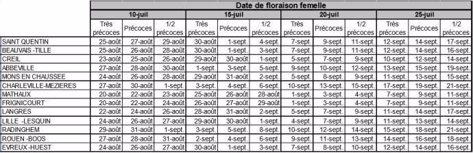 Arvalis estime les dates de récolte des ensilages de maïs à partir des dates de floraison
