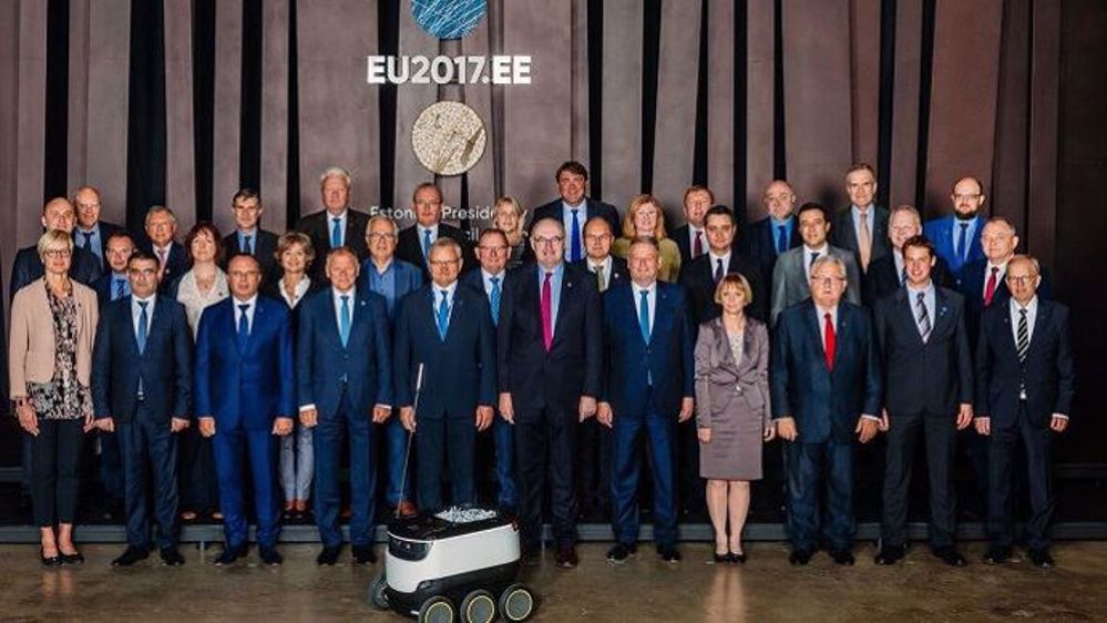 Les ministres de l'agriculture des 28 Etats membres étaient, avec le commissaire à l'agriculture Phil Hogan, réunis en conseil informel à Tallinn, la capitale de l'Estonie, mardi 5 septembre 2017. (©European Union)