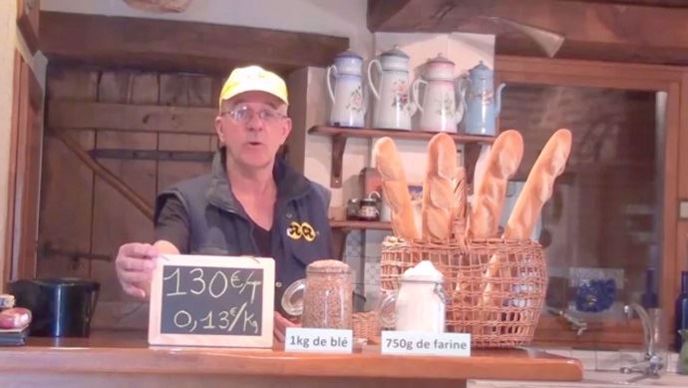 Un agriculteur de la Coordination rurale avait dénoncé, dans un vidéo, l'augmentation du prix de la baguette alors que le prix du blé payé aux producteurs est en baisse.