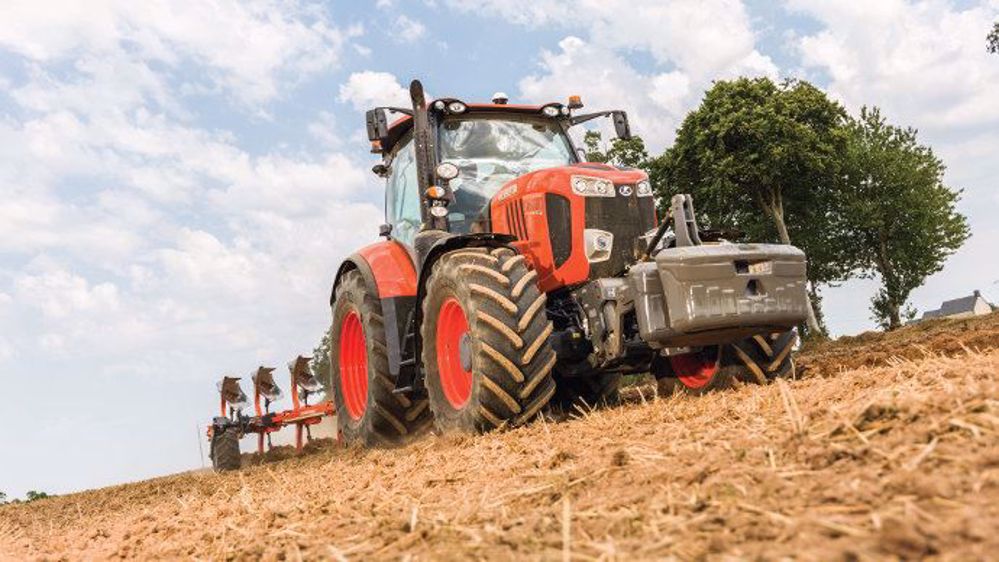 Kubota M7002, le dernier né de l'usine de Dunkerque. (©Kubota)