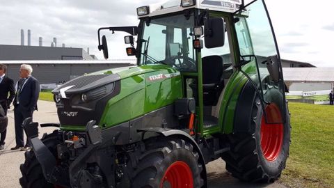 Fendt E100 : plus besoin de GNR, ni d'ADblue pour ce modèle 100 % électrique. (©Terre-net Média)