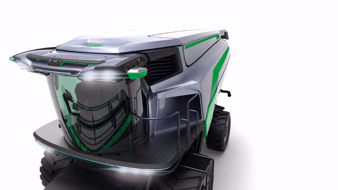 Le cluster Cab a présenté un concept de cabine innovant et futuriste bourré de technologie.