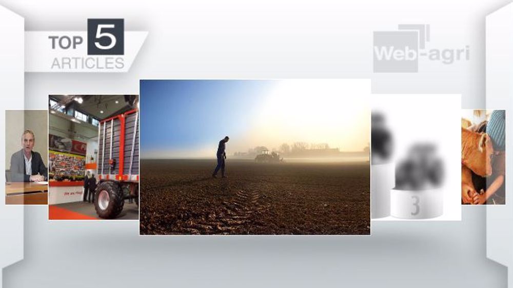 Articles les plus lus de la semaine sur Web-agri. (©Terre-net Média)