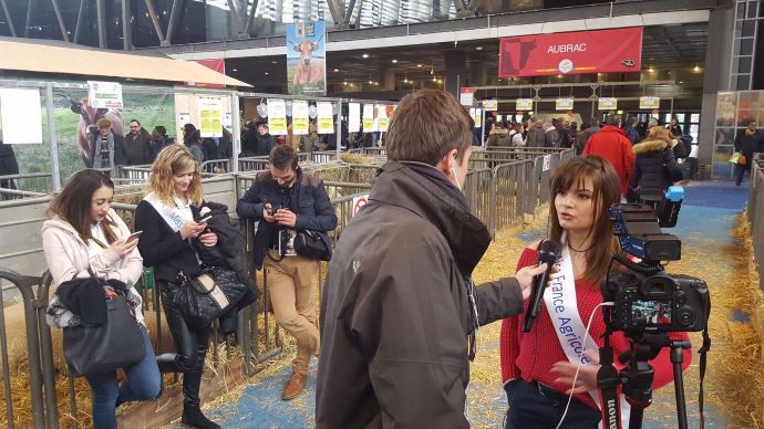 Interview de miss agri 2018 par Terre-net