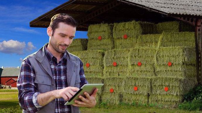 Produit phare de Quanturi les sondes de fourrage Haytech
