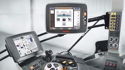 Claas S10, le terminal Isobus pour tout faire. (©Claas)