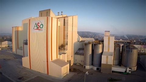 Avec 12,3 millions d'euros investis dans l'usine Aso Nutrition, Sanders et Agrial affirment encore un peu plus leur présence sur le marché de la nutrition animale. (©Aso Nutrition)