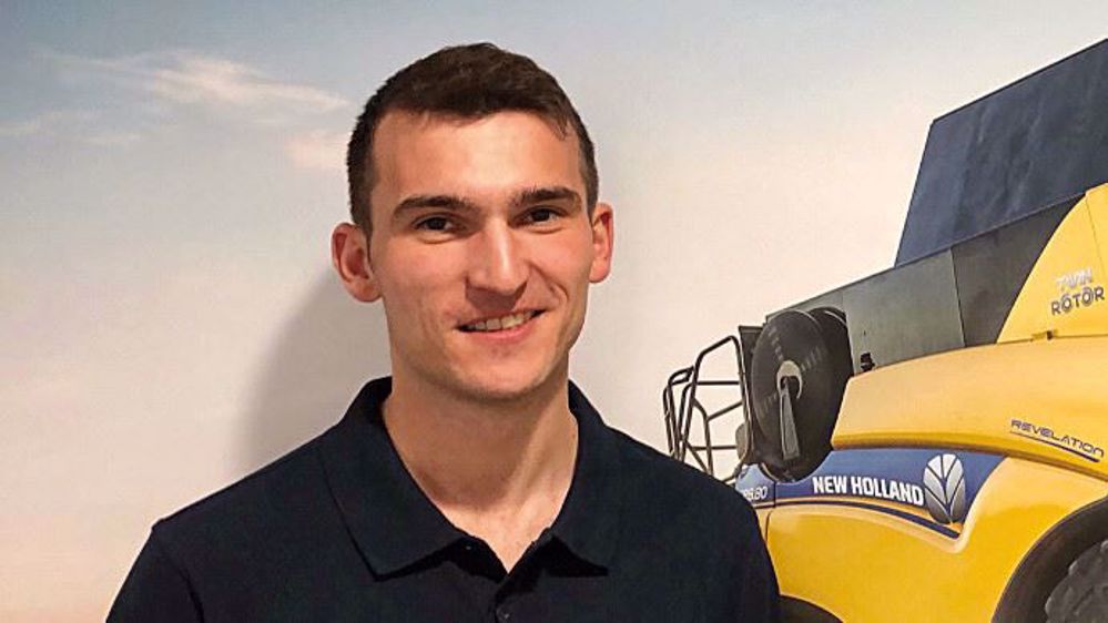 Aurélien Pichard prend les commandes du service moissonneuses-batteuses chez New Holland Agriculture. (©New Holland)