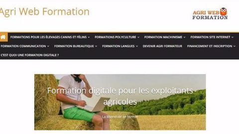 Déjà 20 formations proposées par Agriwebformation. (©Agriwebforamtion)