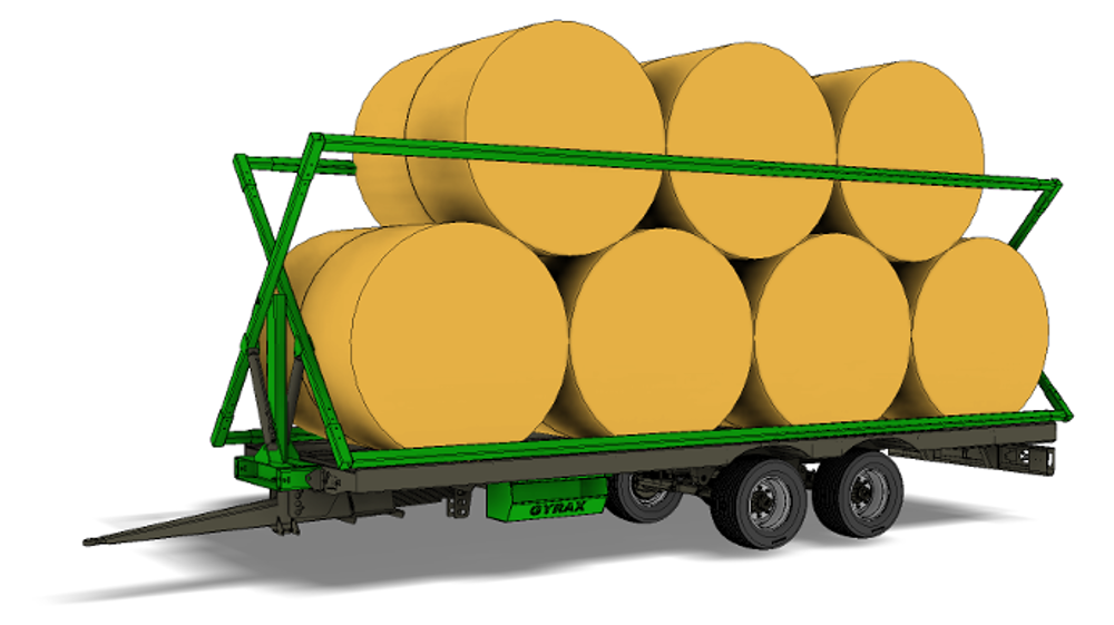 Plateau Gyrax avec barrière latérales, des économies de sangles à l'horizon (©Gyrax) 