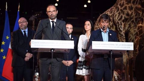 Sur la biodiversité, « nous sommes bien décidés à prendre cet enjeu à bras le corps » a assuré Edouard Philippe aux côtés de son ministre de la transition écologique. (©Compte twitter Edouard Philippe) Sur la biodiversité, « nous sommes bien décidés à prendre cet enjeu à bras le corps » a assuré Edouard Philippe aux côtés de son ministre de la transition écologique. (©Compte twitter Edouard Philippe)