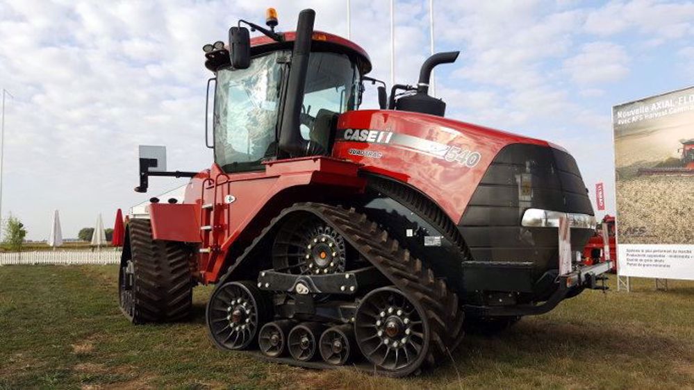 Le nouveau Case-IH Quadtrac CVX peut participer au CTF. (©Terre-net Média)